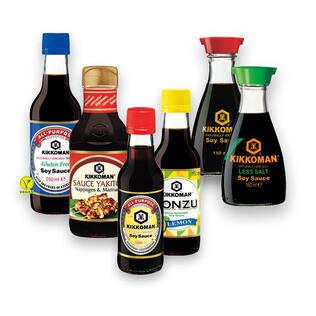 Padažams KIKKOMAN (10 rūšių), 125 ml, 150 ml, 250 ml