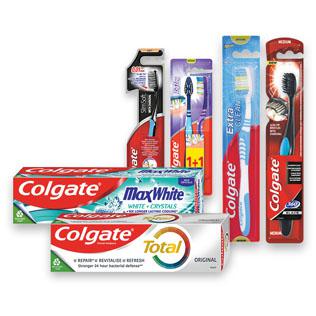 Prekė: Burnos priežiūros priemonėms COLGATE (9 rūšių)