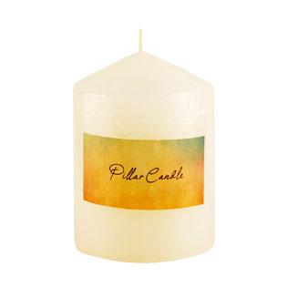 Dekoratyvinė baltos spalvos žvakė CILINDRAS, 1 vnt. Art. CHT-82573