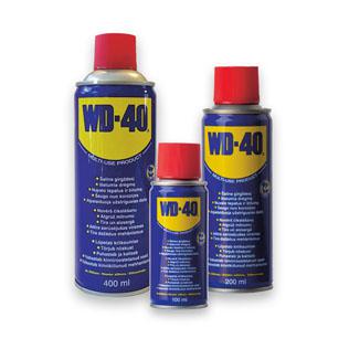 Universaliosioms tepimo priemonėms WD-40, 100 ml, 200 ml, 400 ml