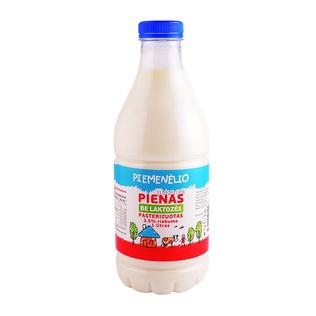 PIEMENĖLIO pasterizuotas pienas be laktozės, 3,5% rieb., 1 l