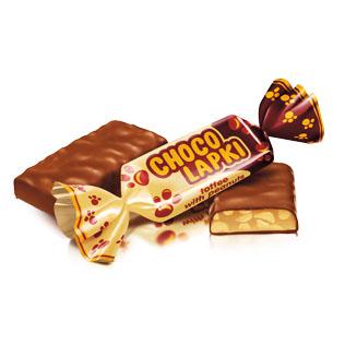 Prekė: Sveriami saldainiai CHOCO LAPKI, 1 kg