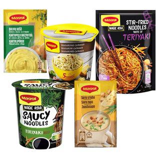 Sriuboms, makaronams, košėms MAGGI (įv. rūšių)