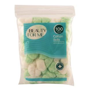 Kosmetiniai vatos rutul. BEAUTY FOR ME, 100 vnt./pak.