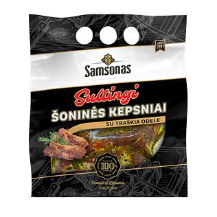 Atšaldyti kiaul. šon. kepsniai žolel. marinate, 600 g