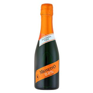 Nealkoholinis putojantis vynas MIONETTO baltasis, sausas, 0,2 l/but.