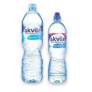 Natūraulus mineralinis vanduo AKVILĖ 1.5l arba AKVILĖ SPORT 1l