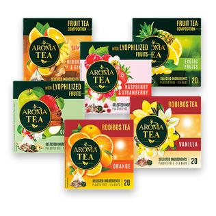 Arbata AROMA TEA (11 rūšių), 35 g/pak., 40 g/pak.