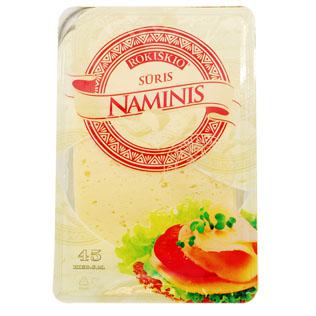 NAMINIS fermentinis sūris riekutėmis, 45% rieb. s. m., 240 g