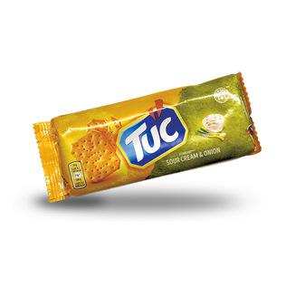 Grietinės ir svogūnų skonio krekeriai TUC, 100 g