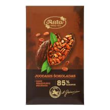 Juodasis Šokoladas Rūta, 85 %, 90 G