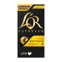 Kavos Kapsulės L'Or Mattinata, 10 Vnt., 52 G