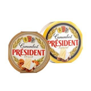 Prekė: Pelėsinis Sūris Camembert President,120 G (2 Rūšys)