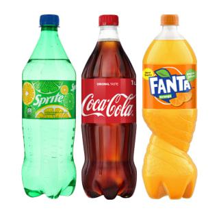 Prekė: Gėrimas Coca Cola, Sprite Ar Fanta, 1 L (4 Rūšys)