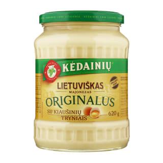 Prekė: Majonezas Su Kiaušinių Tryniais Lietuviškas Originalus, 73 % Rieb., 620 G