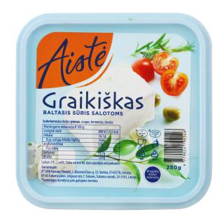 Prekė: Graikiškas Baltasis Sūris Salotoms Aistė, 250 G