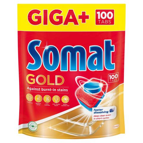 Indaplovių Tabletės Somat Gold, 100 Vnt.