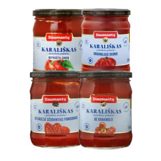 Pomidorų Padažams Daumantų Karališki (6 Rūšys)