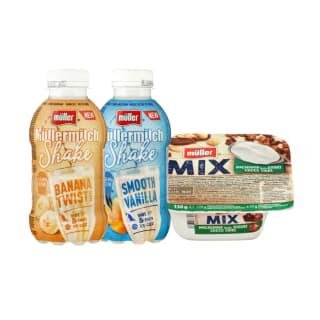 Pieno Produktams Müller (7 Rūšys)
