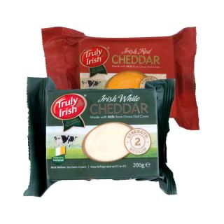 Airiškas Čederio Sūris Truly Irish, 50% Rieb., 200 G (2 Rūšys)