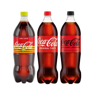 Prekė: Gėrimams Coca Cola, 1,5 L (3 Rūšys)